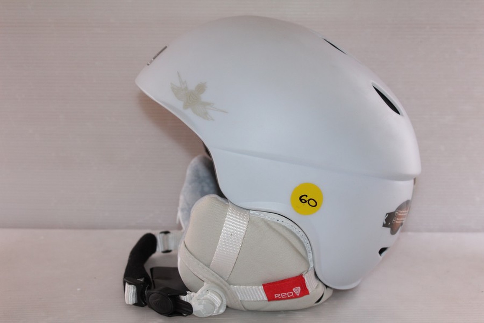 Dámská lyžařská helma RED Hi-fi - posuvná vel. 59 - 61