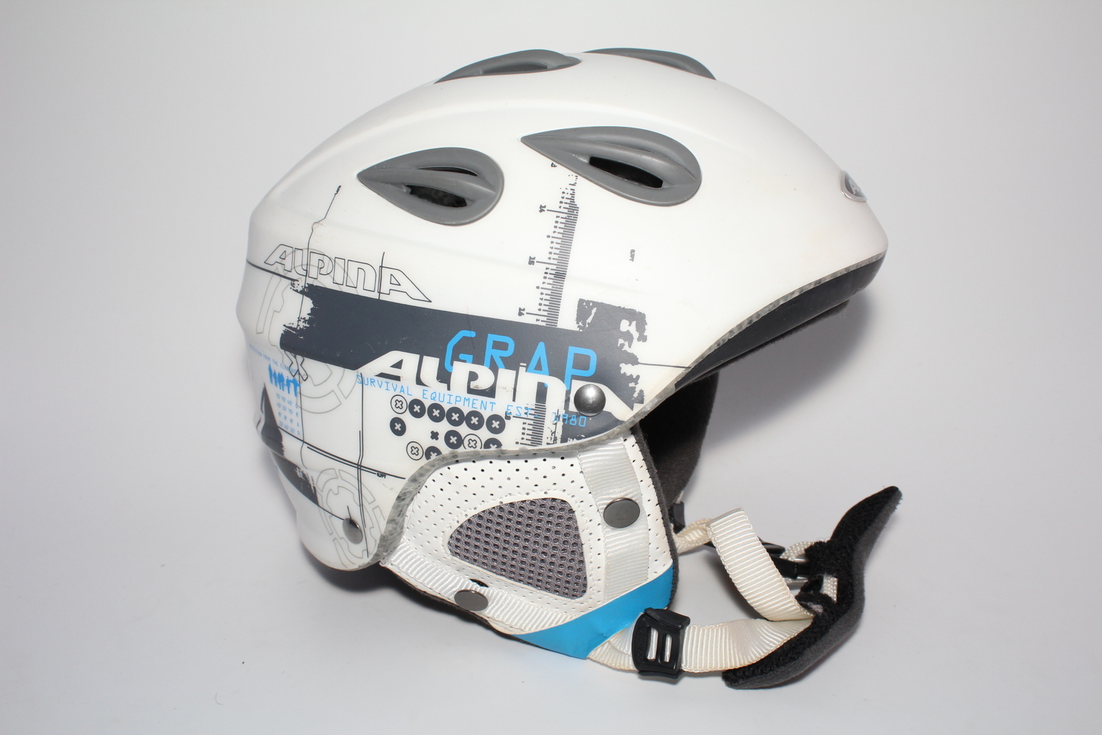 Dětská lyžařská helma Alpina Grap - posuvná vel. 54 - 57